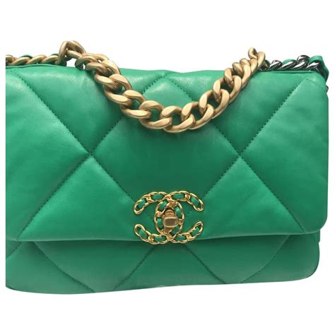 green chanel bag